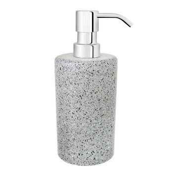 Q BATH Δοχείο Κρεμοσάπουνου από Μάρμαρο 200ml Φ7.3x17.5cm AWD02341554