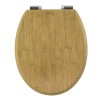 Καπάκι Λεκάνης BAMBOO από MDF Φυσικό 37.3x45.5x5.7cm AWD02181598