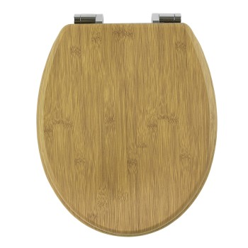Καπάκι Λεκάνης BAMBOO από MDF Φυσικό 37.3x45.5x5.7cm AWD02181598
