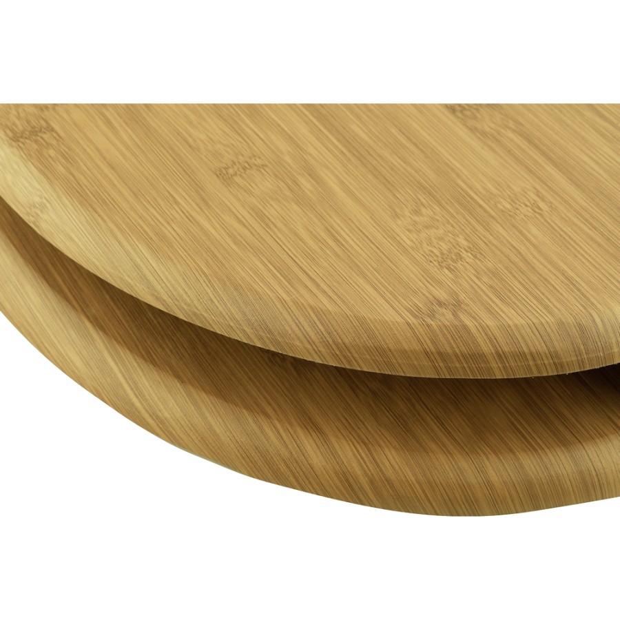 Καπάκι Λεκάνης BAMBOO από MDF Φυσικό 37.3x45.5x5.7cm AWD02181598