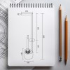 Σταντ Χαρτιού Υγείας και Πιγκάλ Stainless Steel/ABS/PP Μαύρο 17x12.5x65.5cm AWD02071616