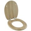 Καπάκι Λεκάνης NATUR από MDF Φυσικό 37x45.7x5.8cm AWD02181702