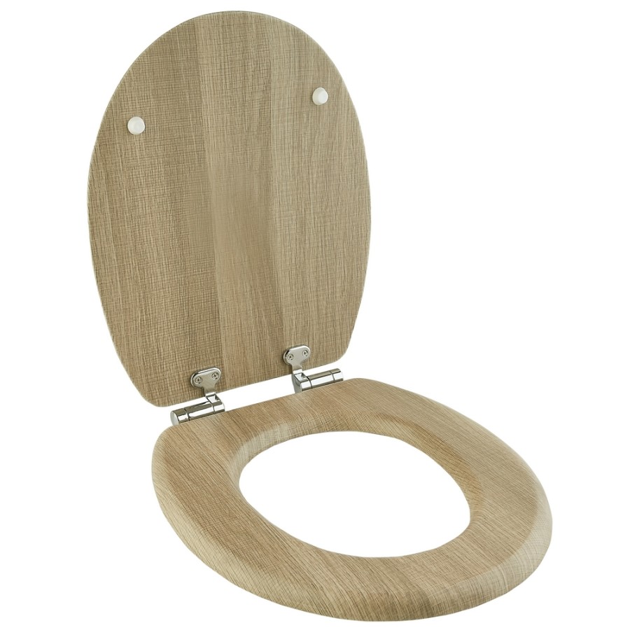 Καπάκι Λεκάνης NATUR από MDF Φυσικό 37x45.7x5.8cm AWD02181702