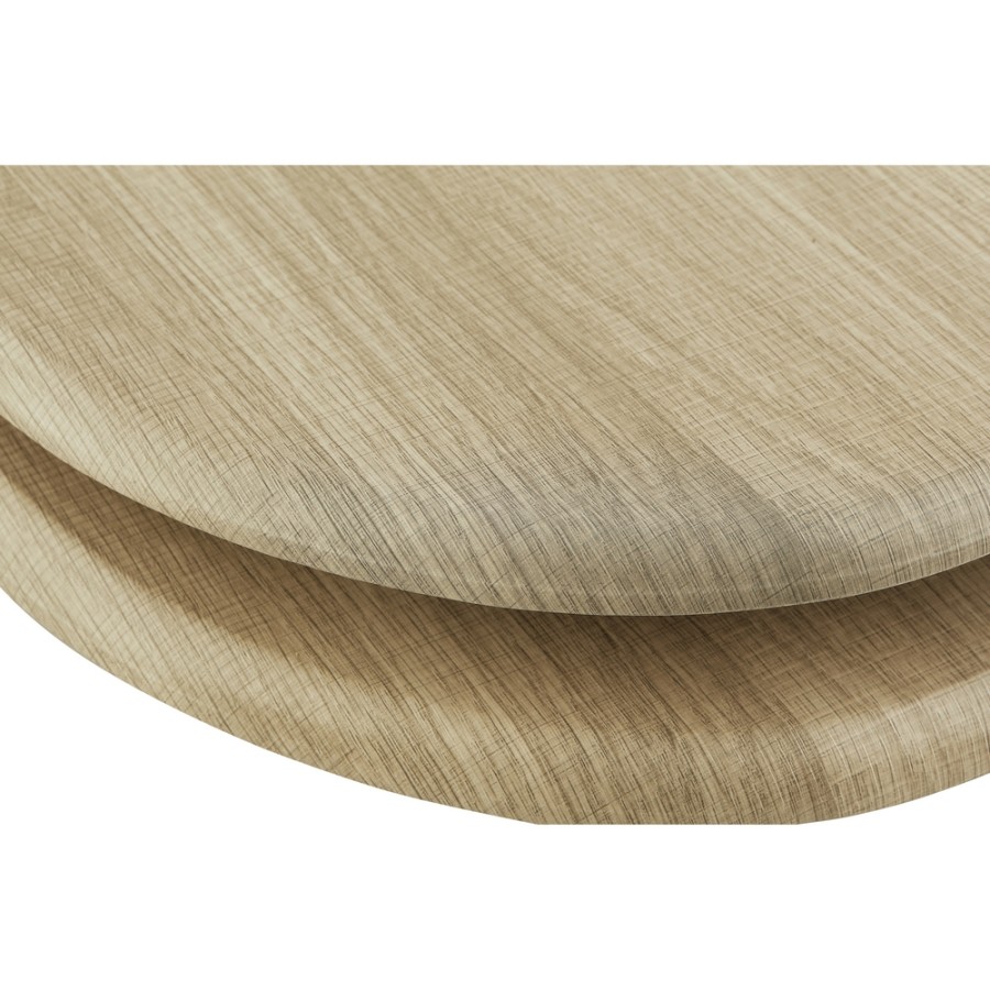 Καπάκι Λεκάνης NATUR από MDF Φυσικό 37x45.7x5.8cm AWD02181702
