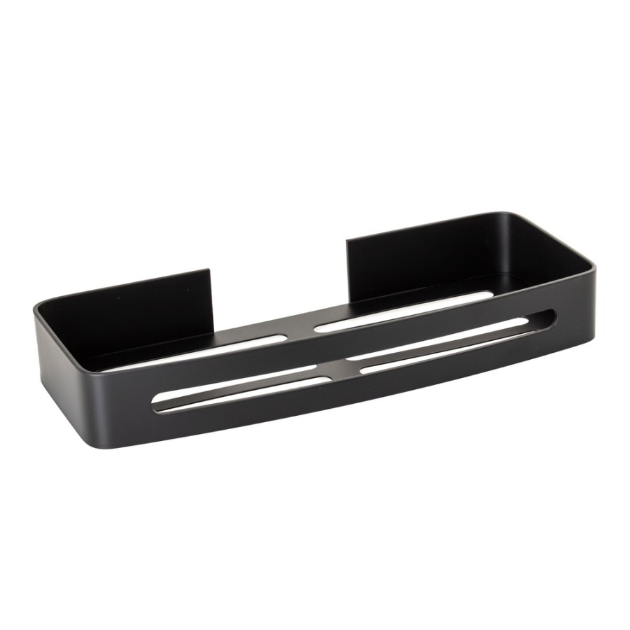 Επιτοίχιο Ράφι Αλουμινίου Μαύρο 32x13x4.7cm AWD02081797