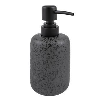 Δοχείο Κρεμοσάπουνου HADES Stoneware Ανθρακί 350ml AWD02191802