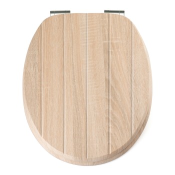 Καπάκι Λεκάνης EDESSA από MDF Φυσικό 37.5x45.6x5.5cm AWD02181911