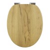 Καπάκι Λεκάνης AMARGURA από MDF Φυσικό 37.6x45.5x5.5cm AWD02181977