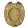 Καπάκι Λεκάνης AMARGURA από MDF Φυσικό 37.6x45.5x5.5cm AWD02181977