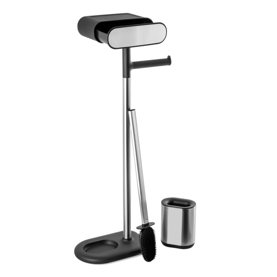 Σταντ Χαρτιού Υγείας και Πιγκάλ Stainless Steel 31x15.3x74.3cm AWD02071980