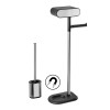Σταντ Χαρτιού Υγείας και Πιγκάλ Stainless Steel 31x15.3x74.3cm AWD02071980