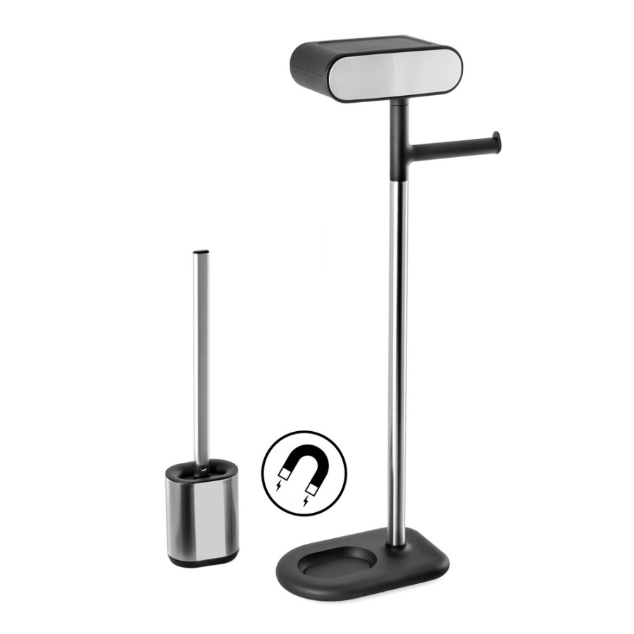 Σταντ Χαρτιού Υγείας και Πιγκάλ Stainless Steel 31x15.3x74.3cm AWD02071980