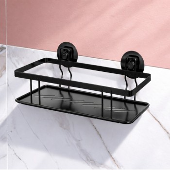 Επιτοίχιο Ράφι Μαύρο από Ατσάλι 29x13.5x11cm AWD02082056