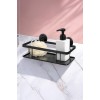 Επιτοίχιο Ράφι Μαύρο από Ατσάλι 29x13.5x11cm AWD02082056
