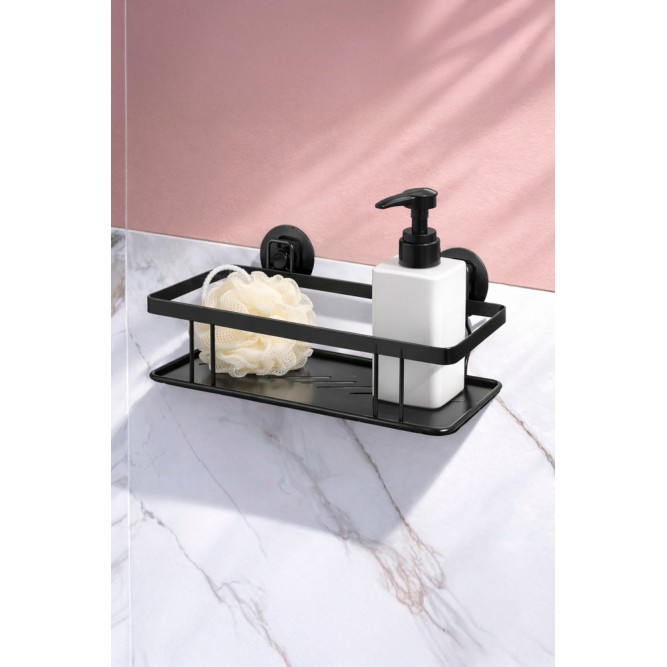 Επιτοίχιο Ράφι Μαύρο από Ατσάλι 29x13.5x11cm AWD02082056
