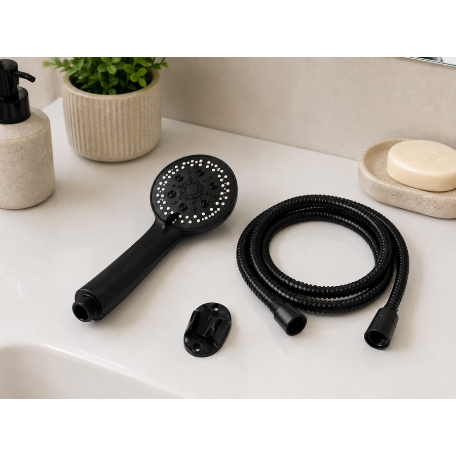 Σετ Κεφαλής Ντους Black DC-021004 MRShome
