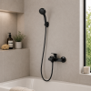Σετ Κεφαλής Ντους Black DC-021002 MRShome