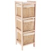 Συρταριέρα MDF με 3 Συρτάρια 25x25x77cm Μπεζ MRShome