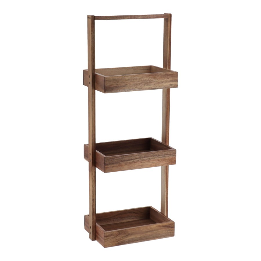 Έπιπλο MDF με 3 Ράφια 26x17x70cm Καφέ MRShome