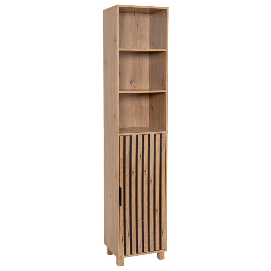 Έπιπλο Ξύλινο Καφέ 35x26x166cm MRShome