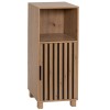Έπιπλο Ξύλινο με Ντουλάπι και Ράφι Καφέ 35x30x86cm MRShome