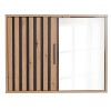 Έπιπλο Μπάνιου με Καθρέπτη Ξύλινο 60x15x46cm MRShome