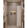 70-120 Ø22mm black βραχίονας μπάνιου πτυσσόμενος MRShome