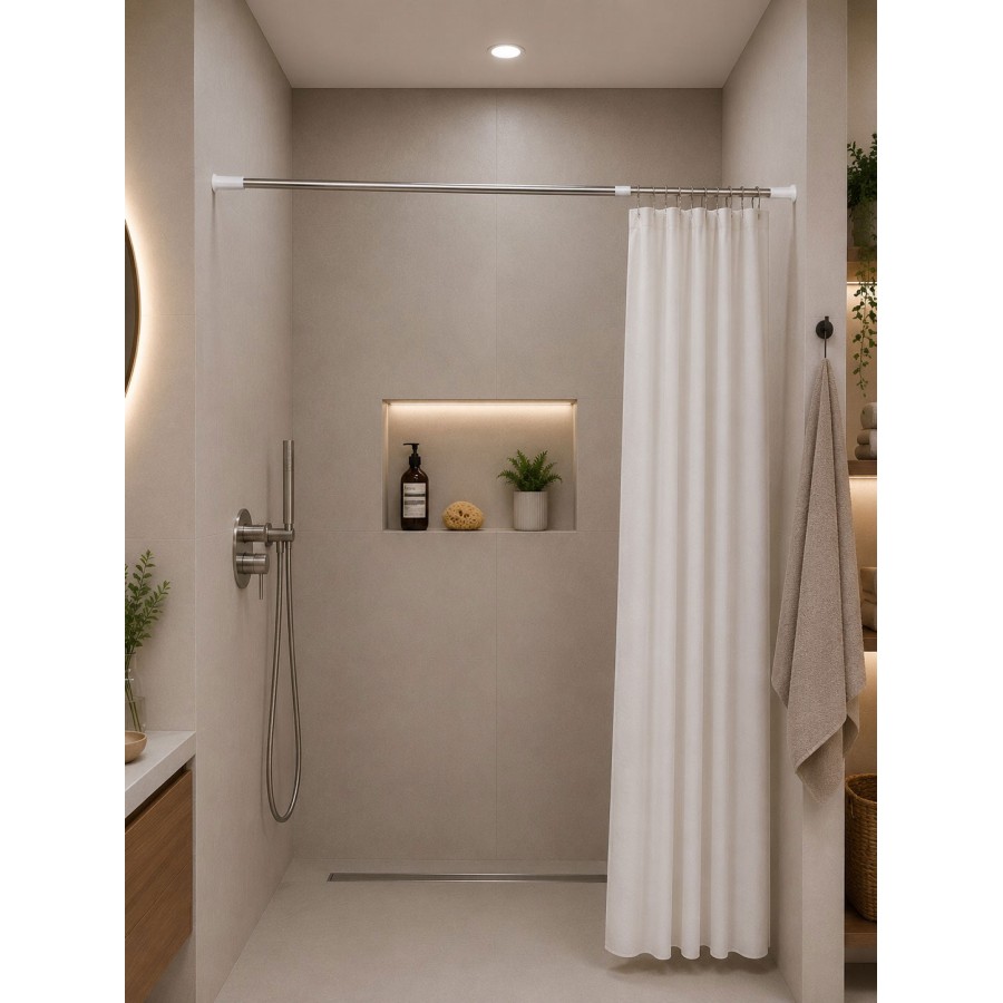 70-120 Ø22mm chrome βραχίονας μπάνιου πτυσσόμενος MRShome
