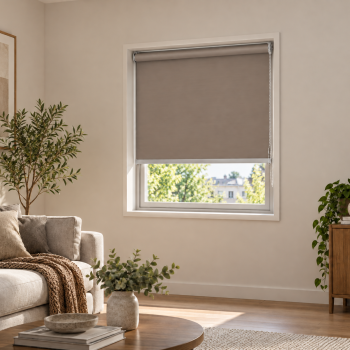 Ρόλερ Μερικής Σκίασης 150x180cm Καφέ MRShome