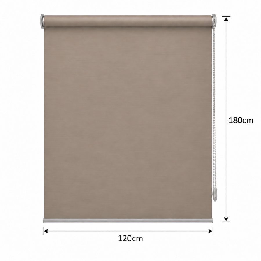 Ρόλερ Μερικής Σκίασης 120x180cm Καφέ MRShome