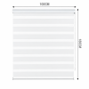 Double Ρόλερ Ρυθμιζόμενης Σκίασης 100x180cm Λευκό MRShome