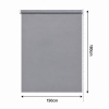 Ρόλερ Μερικής Σκίασης 150x180cm Γκρι MRShome