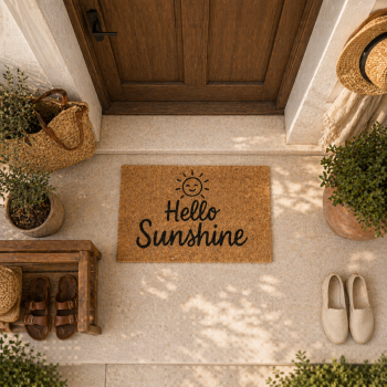 Πατάκι Εισόδου 40x60cm ''Hello Sunshine'' MRShome