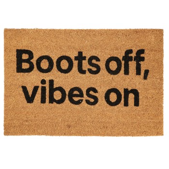 Πατάκι Εισόδου 40x60cm ''Boots off, vibes on'' MRShome