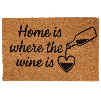 Πατάκι Εισόδου 40x60cm ''Home is where the wine is'' MRShome