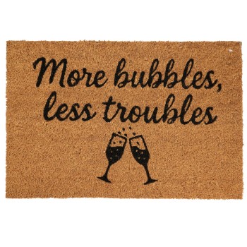 Πατάκι Εισόδου 40x60cm ''More bubbles, less troubles'' MRShome