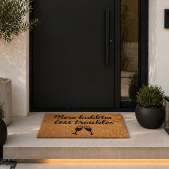 Πατάκι Εισόδου 40x60cm ''More bubbles, less troubles'' MRShome