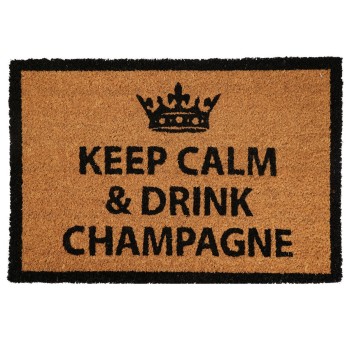Πατάκι Εισόδου 40x60cm ''KEEP CALM & DRINK CHAMPAGNE'' MRShome