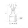 Σετ Dispenser & Αρωματικό Χώρου με Sticks Γυάλινο/Μπαμπού με βάση MRShome