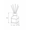 Σετ Δύο Dispenser & Αρωματικό Χώρου με Sticks Γυάλινο/Μπαμπού με δίσκο Grey MRShome