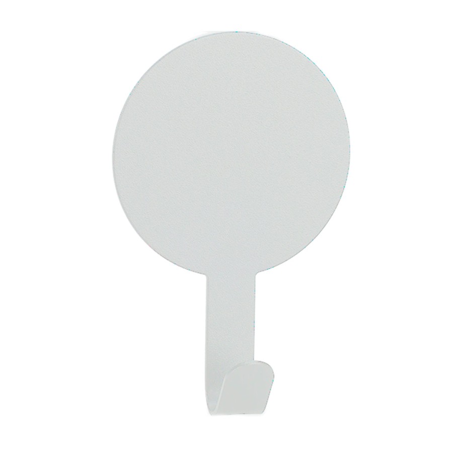 Άγκιστρο Μεταλλικό Αυτοκόλλητο 8.5x1.5x13cm White MRShome