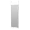 Κρεμαστός Καθρέπτης για Πόρτα από MDF 34x94cm White MRShome