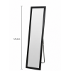 Επιδαπέδιος Καθρέπτης PS 125.2cm Black MRShome