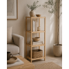 Ραφιέρα Μπάνιου 4 Επιπέδων από Bamboo 34x33x111cm MRShome