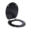 Καπάκι Λεκάνης από MDF 42.5x37x1.5cm Black MRShome