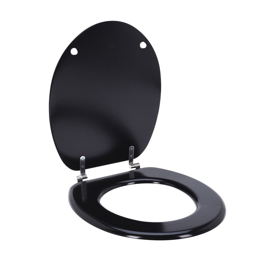 Καπάκι Λεκάνης από MDF 42.5x37x1.5cm Black MRShome