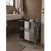 Καλάθι Απλύτων Polyester με Σκελετό Αλουμινίου 58x40cm MRShome