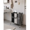 Καλάθι Απλύτων Polyester με Σκελετό Αλουμινίου 58x40cm MRShome