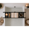 Ραφάκι Μπανιέρας Bamboo 68x15cm Black MRShome