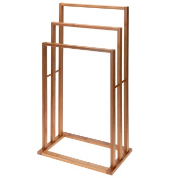 Επιδαπέδια Κρεμάστρα 3 Θέσεων από Bamboo 40x24.5x82cm MRShome